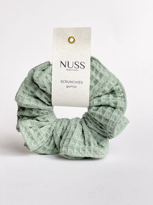 Sage green matu gumija - scrunchies