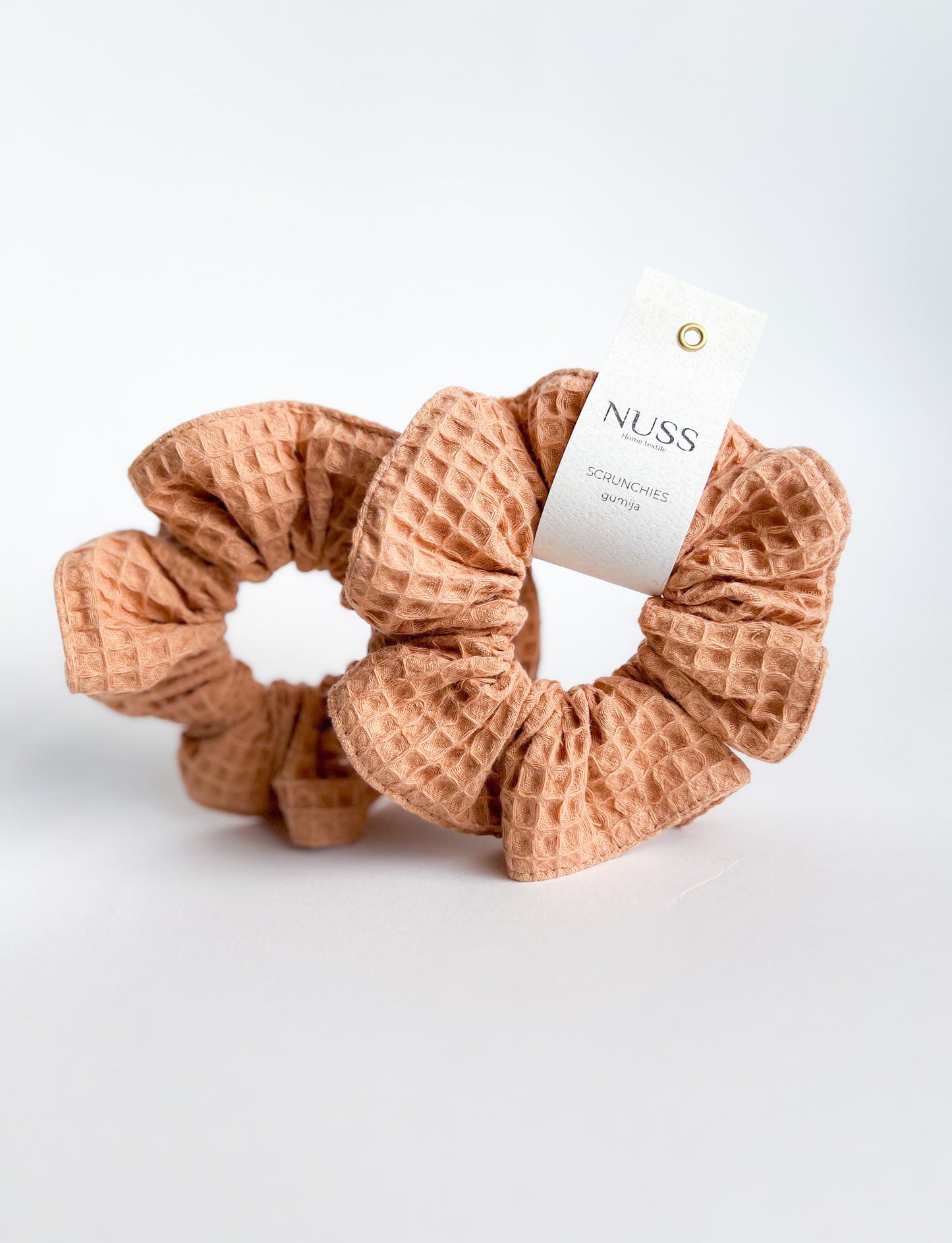 Caramel matu gumija - scrunchie