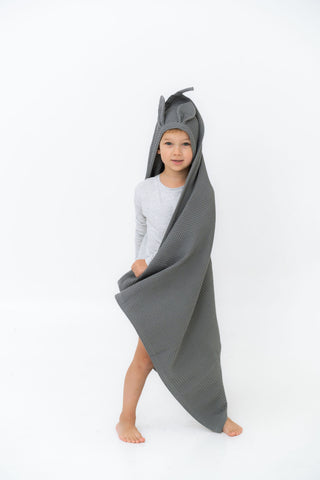 Towel with bunny ears