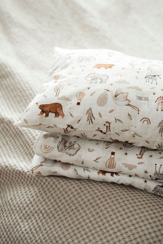 Bērnu gultas veļa  - "safari"