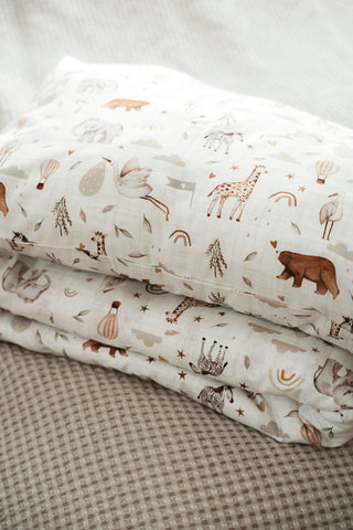 Bērnu gultas veļa  - "safari"