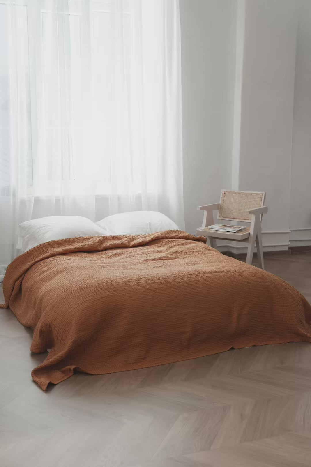 linen bedspread